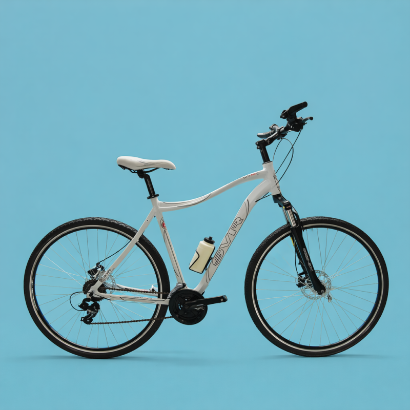 Ibrida 28 bici ammortizzata uomo in alluminio shimano personalizzabile