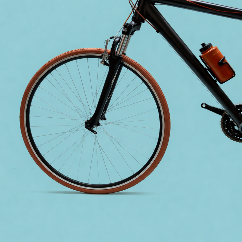 Ibrida 28 uomo 21v shimano alluminio marrone personalizzabile
