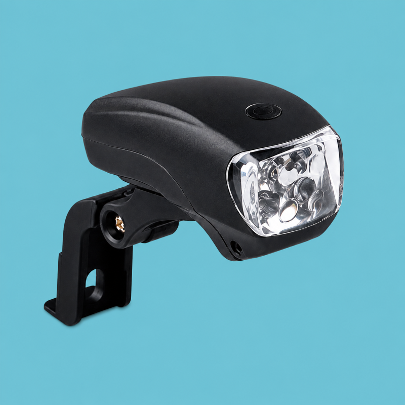 Luce Anteriore Bici A Batteria Nero