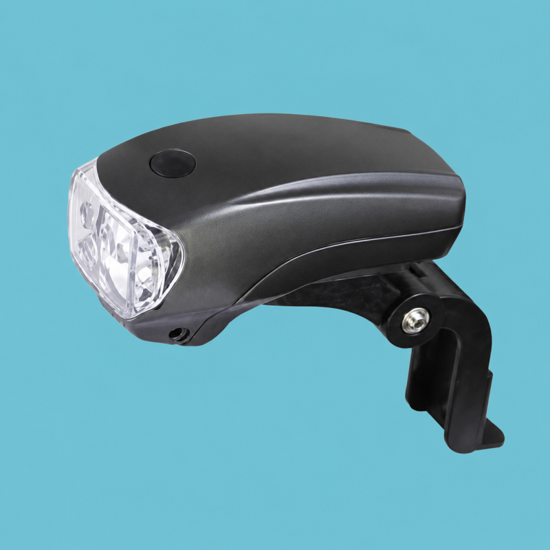 Luce Anteriore Bici A Batteria Nero
