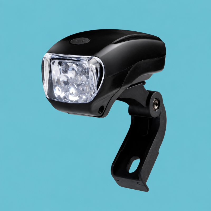 Luce Anteriore Bici A Batteria Nero
