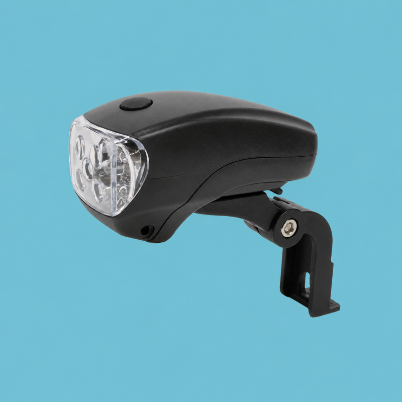 Luce Anteriore Bici A Batteria Nero