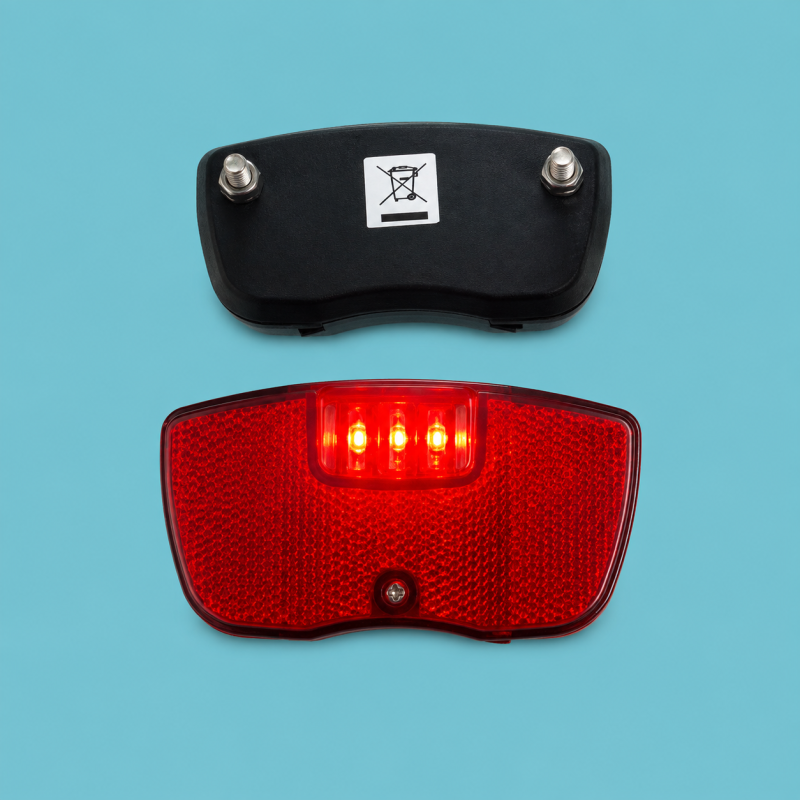 Luce Posteriore Bici Attacco Portapacco A Batteria