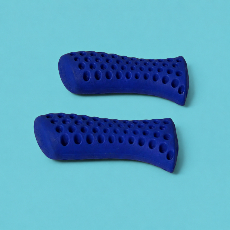 Manopole bici ergonomiche mtb blu