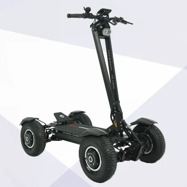 Teverun Tetra - Monopattino Elettrico 4 Motori 9900W