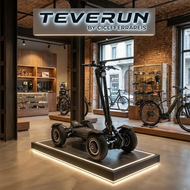 Teverun Tetra - Monopattino Elettrico 4 Motori 9900W