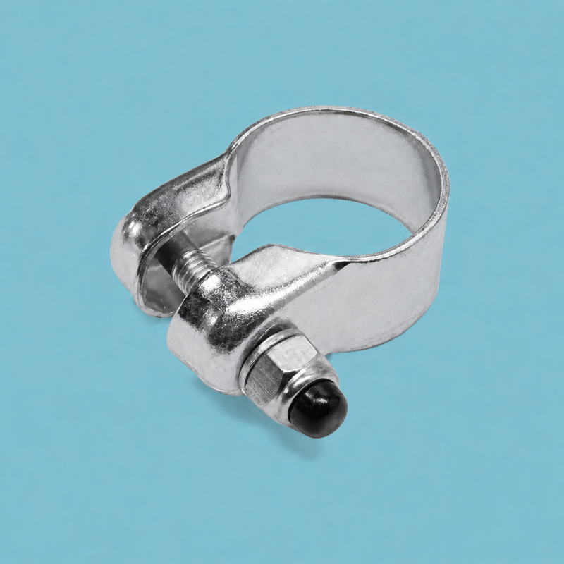 morsetto collarino reggi sella bici dimensioni 28,6 mm acciaio