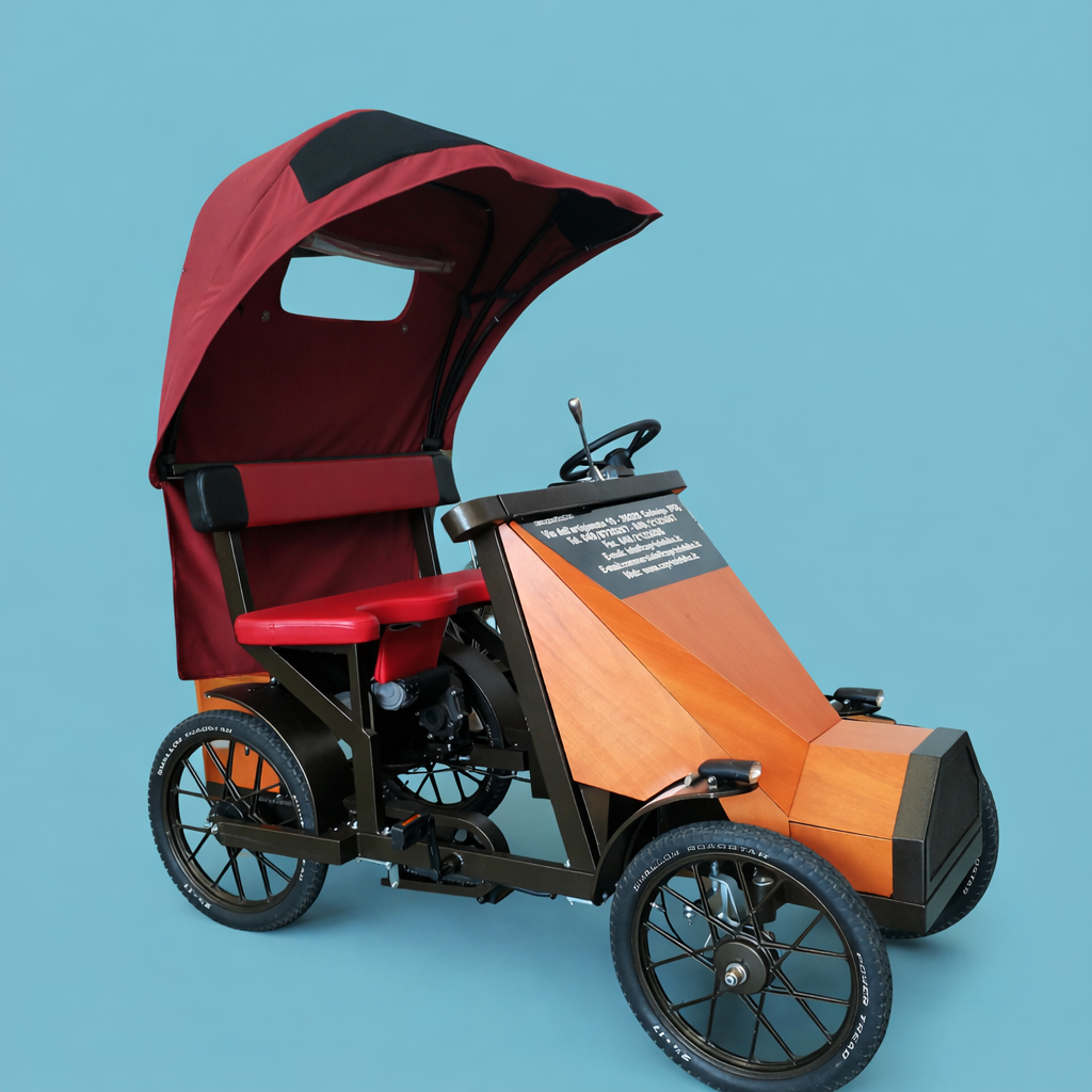 Bici Risciò Elettrico Personalizzabile 24V - Veicolo Turistico