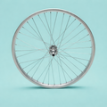 Ruota anteriore Bici 20" MTB Pieghevole 20x1.75 Completa Alluminio Presta