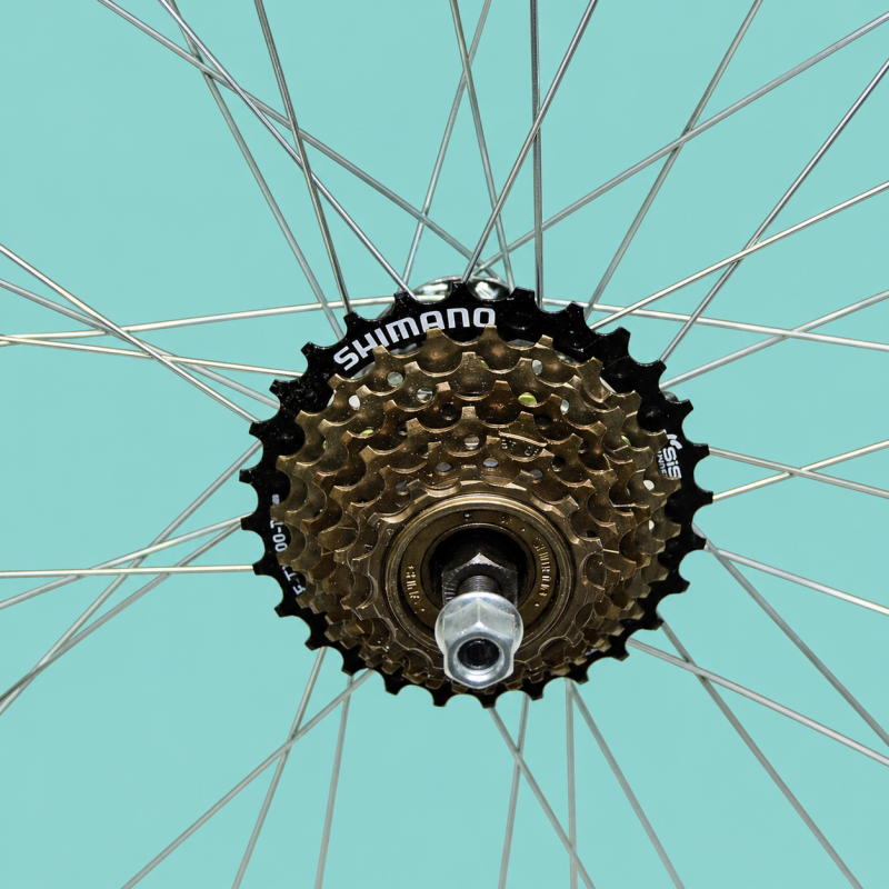 Ruota bici 28x15/8 da 1-5-6-7velocità city bike trekking shimano