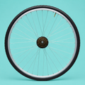 Ruota bici 28x15/8 da 1-5-6-7velocità city bike trekking shimano