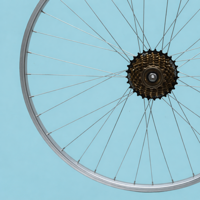Ruota Posteriore 20x1.75 Bici 1-5-6 Velocità Universale MTB City Bambino Cerchio Alluminio Grigio