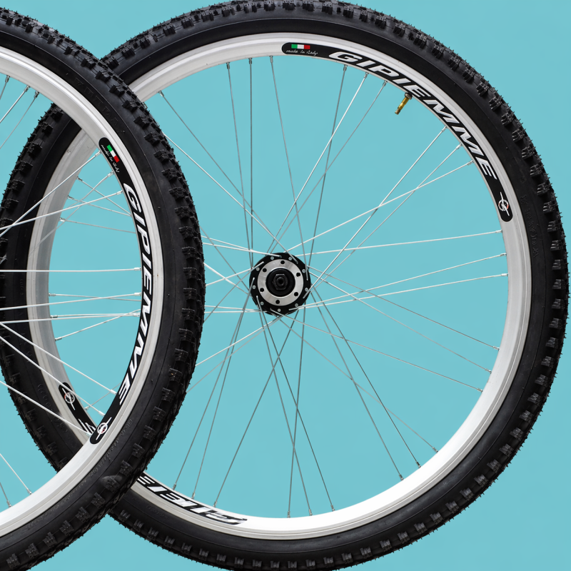 Ruote 26 disco 7v alluminio nero