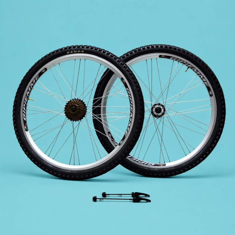 Ruote 26 disco 7v alluminio nero
