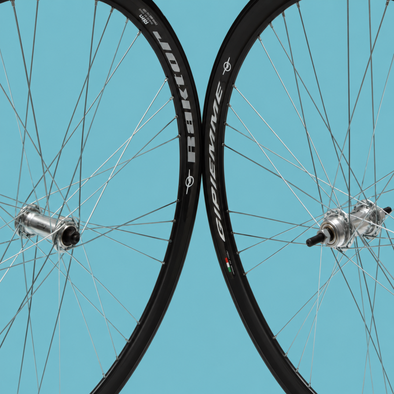 ruote 28 fixed nere 1velocità 40mm nere gipiemme personalizzabile