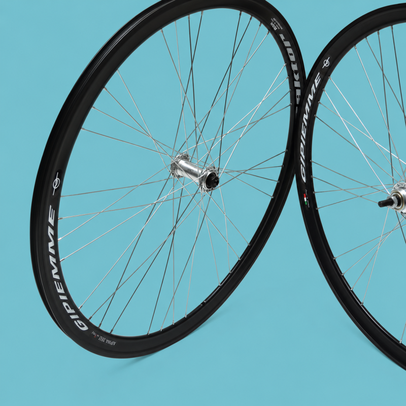 ruote 28 fixed nere 1velocità 40mm nere gipiemme personalizzabile