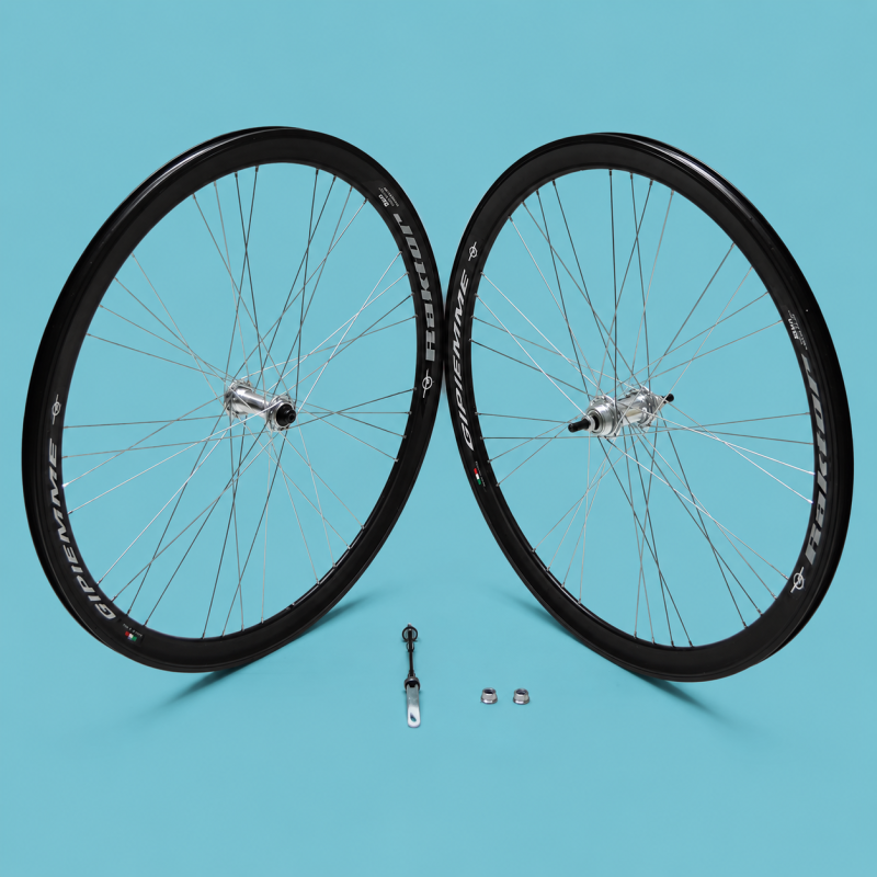 ruote 28 fixed nere 1velocità 40mm nere gipiemme personalizzabile