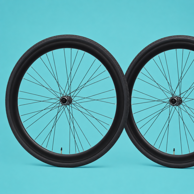 Ruote bici 28x1.3/8-5/8 1fino a 7 velocità a filetto Gipiemme Raktor nere gommate personalizzabile