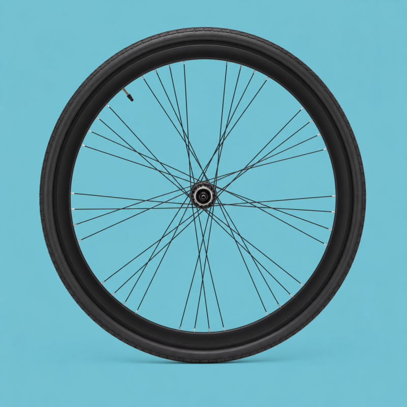 Ruote bici 28x1.3/8-5/8 1fino a 7 velocità a filetto Gipiemme Raktor nere gommate personalizzabile