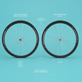 ruote bici corsa 28x1.3/8-5/8 nera gipiemme 5 velocità shimano