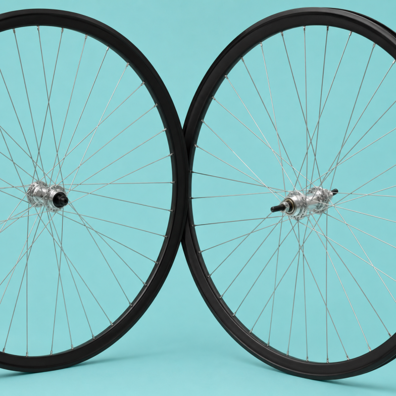ruote bici corsa 28x1.3/8-5/8 nera gipiemme 5 velocità shimano