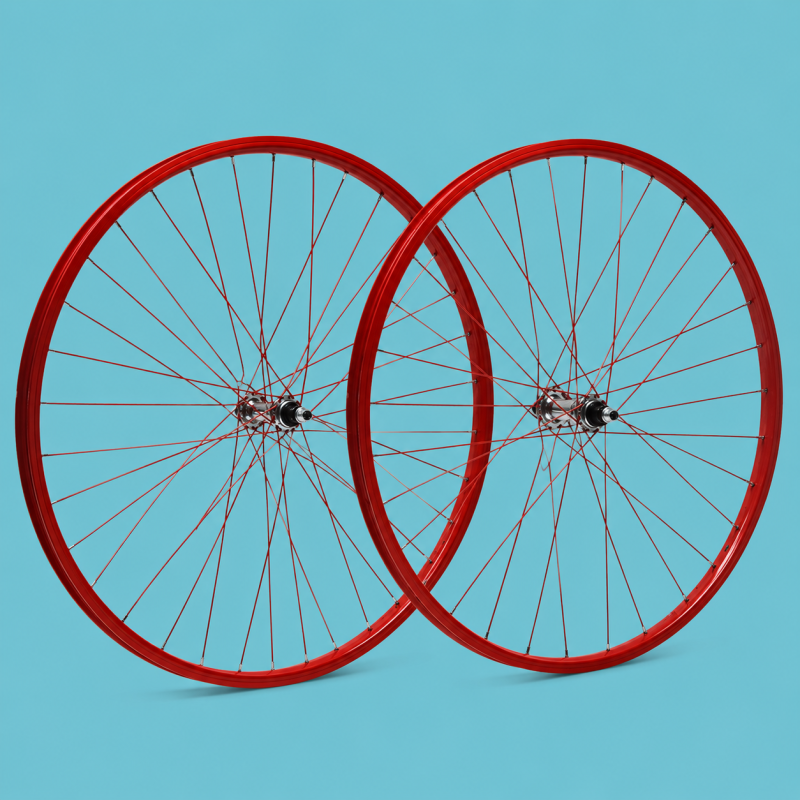 ruote bici trekking 28x1.3/8-5/8 in alluminio 7 velocità shimano personalizzabile