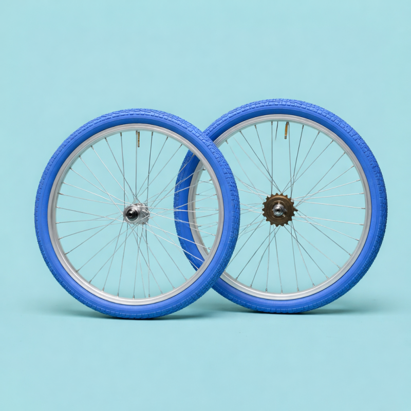 Ruote cerchi 20 complete blu