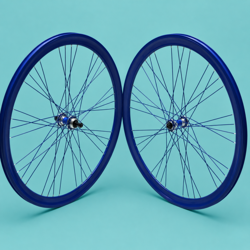 ruote corsa 28x1.3/8-5/8 blu gipiemme shimano 1-5-6-7 velocità personalizzabile