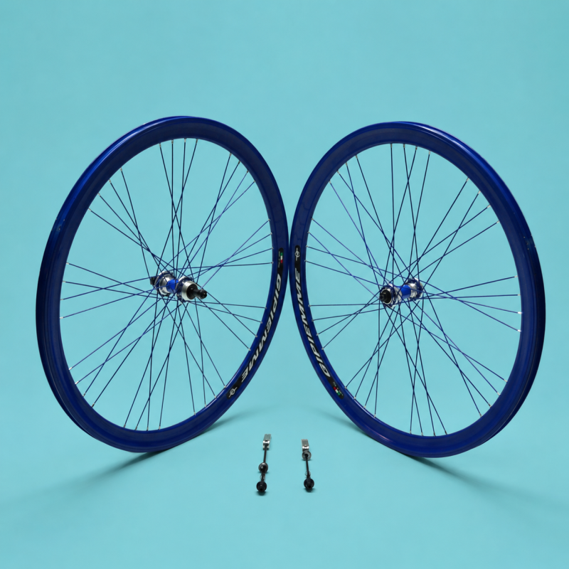 ruote corsa 28x1.3/8-5/8 blu gipiemme shimano 1-5-6-7 velocità personalizzabile