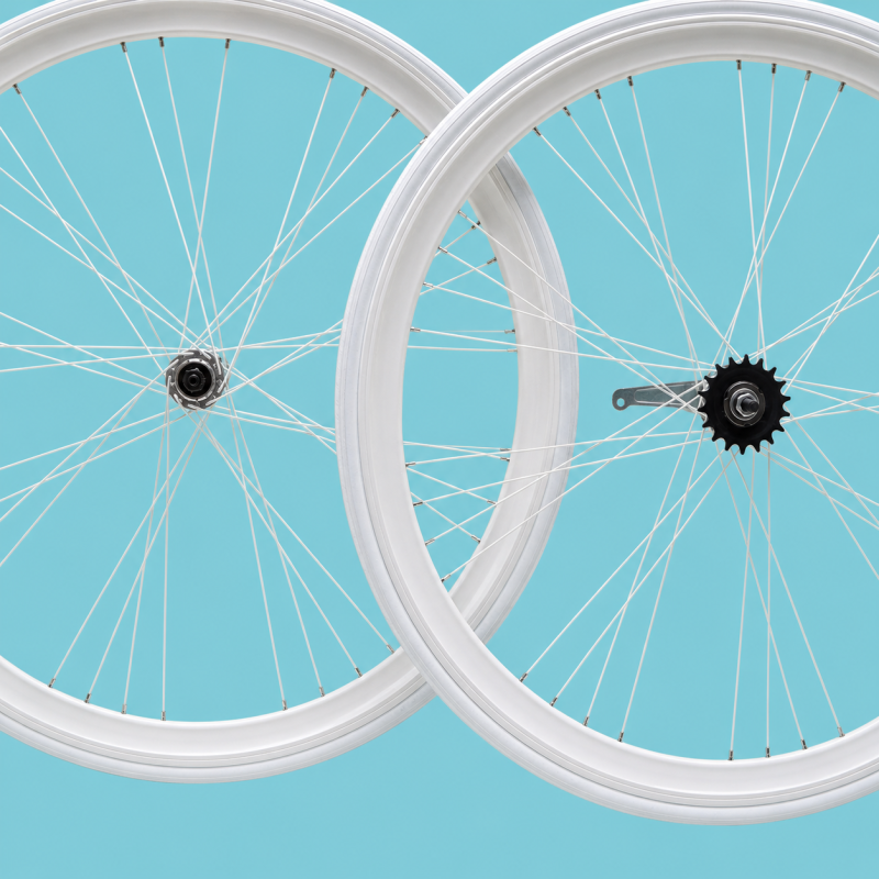 Ruote fixed 700x23 Raktor Gipiemme 1v bianco contropedale personalizzabile