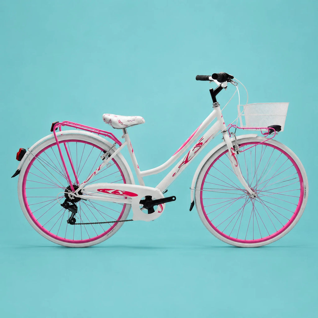Bici Donna 28 City Bike Shimano 6 Velocità – City Bike da Passeggio