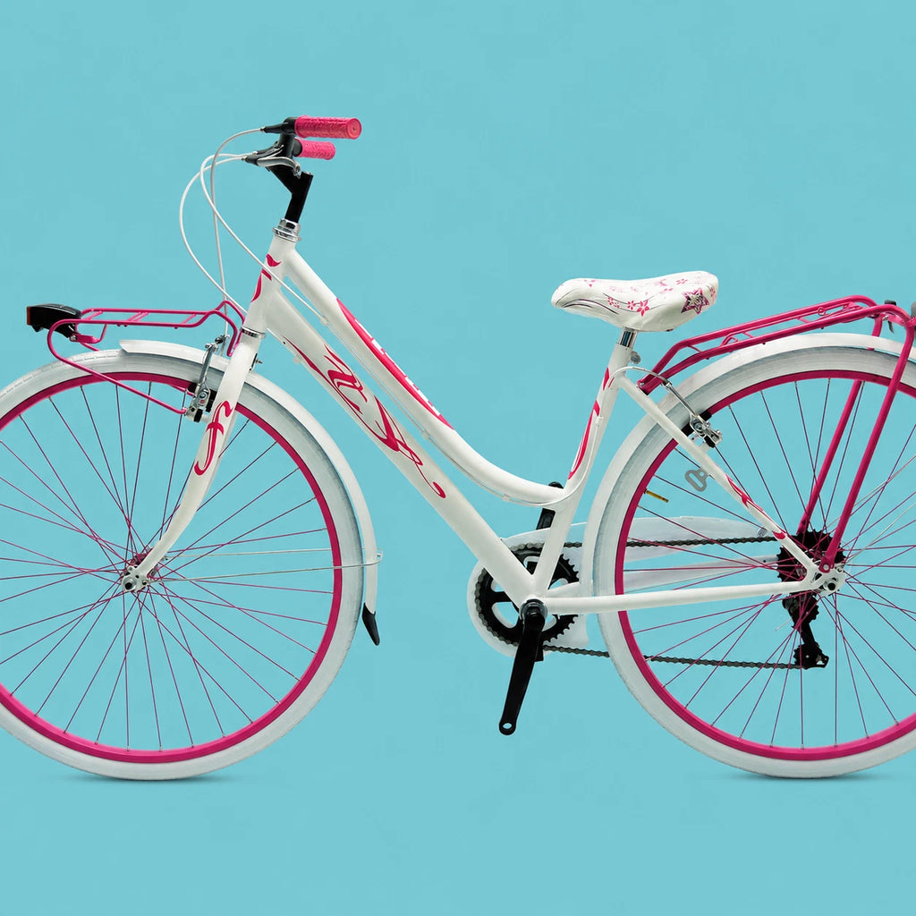 Bici Donna 28 City Bike Shimano 6 Velocità – City Bike da Passeggio