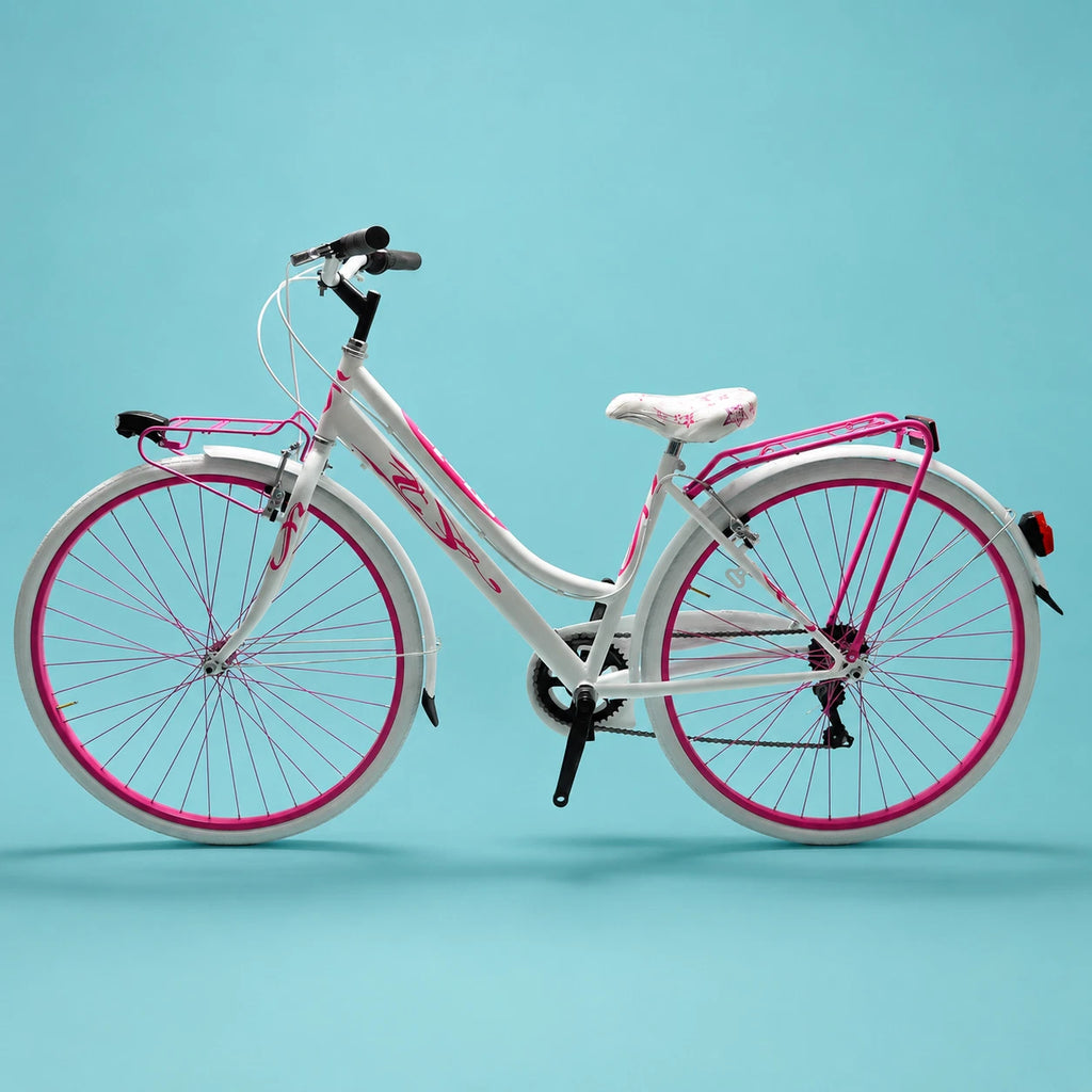 Bici Donna 28 City Bike Shimano 6 Velocità – City Bike da Passeggio