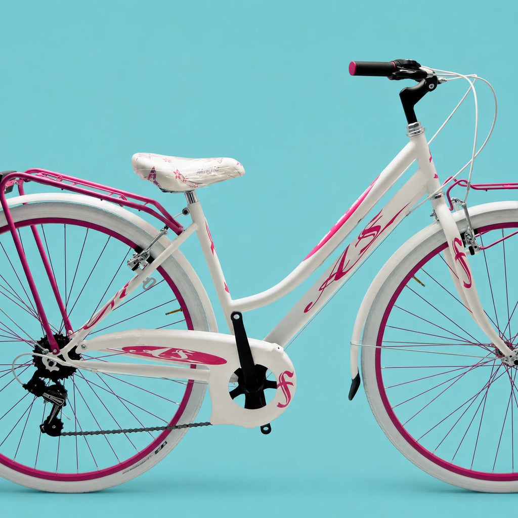 Bici Donna 28 City Bike Shimano 6 Velocità – City Bike da Passeggio