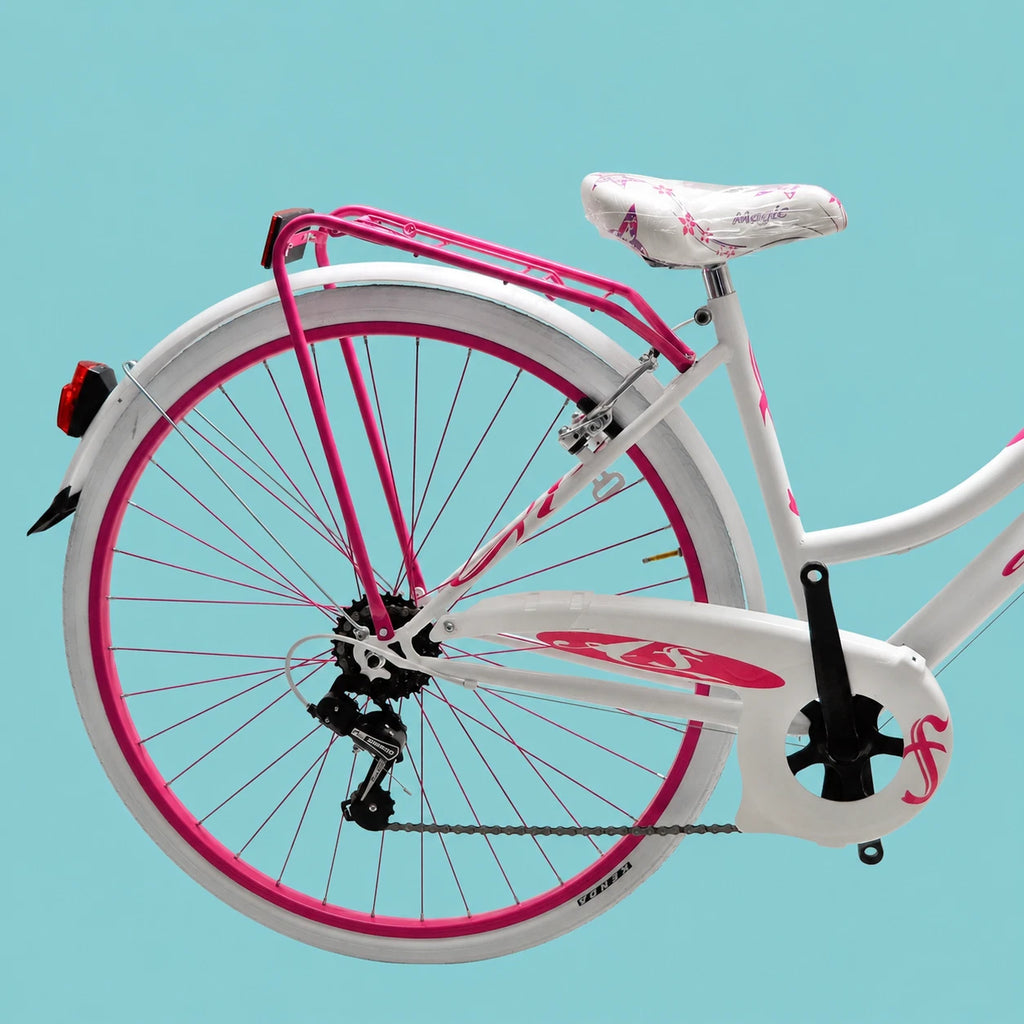 Bici Donna 28 City Bike Shimano 6 Velocità – City Bike da Passeggio